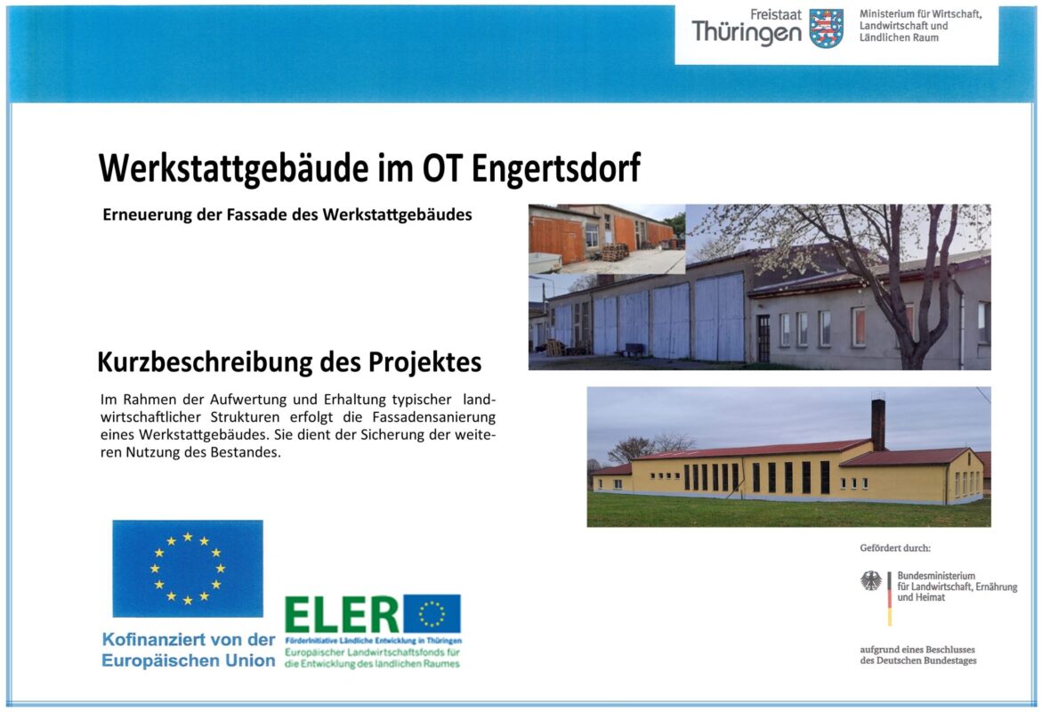 20260821 Erneuerung Fassade und Tore Werkstatt Engertsdorf