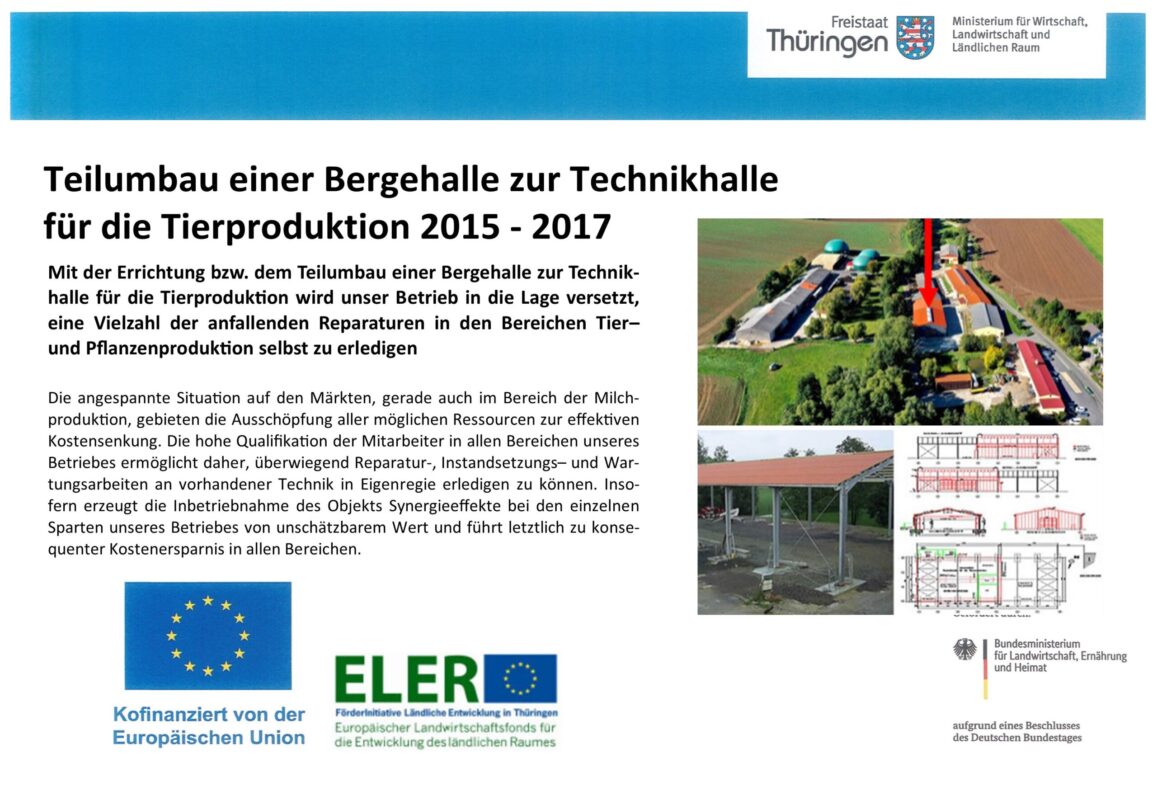 20260821 Teilumbau Bergehalle zur Technikhalle